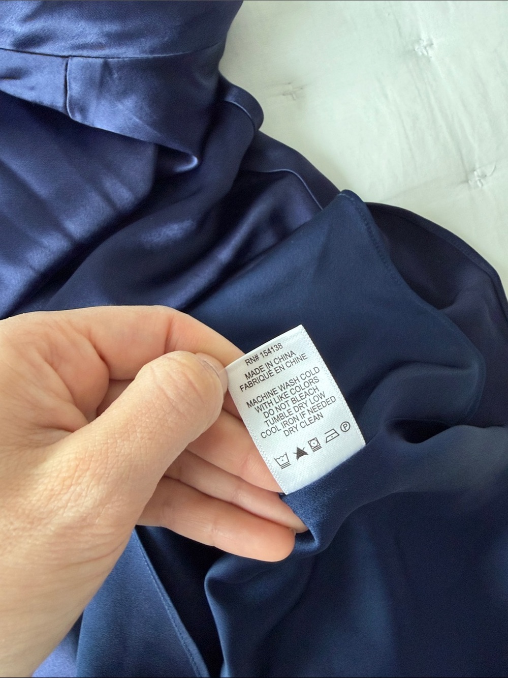 Staud 4 Elodie Maxi Dress Navy Blue Slip - Picture 13 of 13